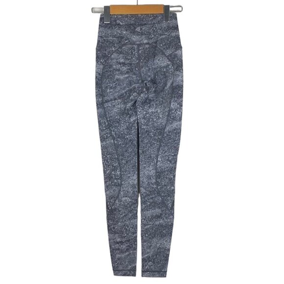 LULULEMON Stop Drop and Squat Leggings Area Ice Grey Size 2 - Picture 4 of 12